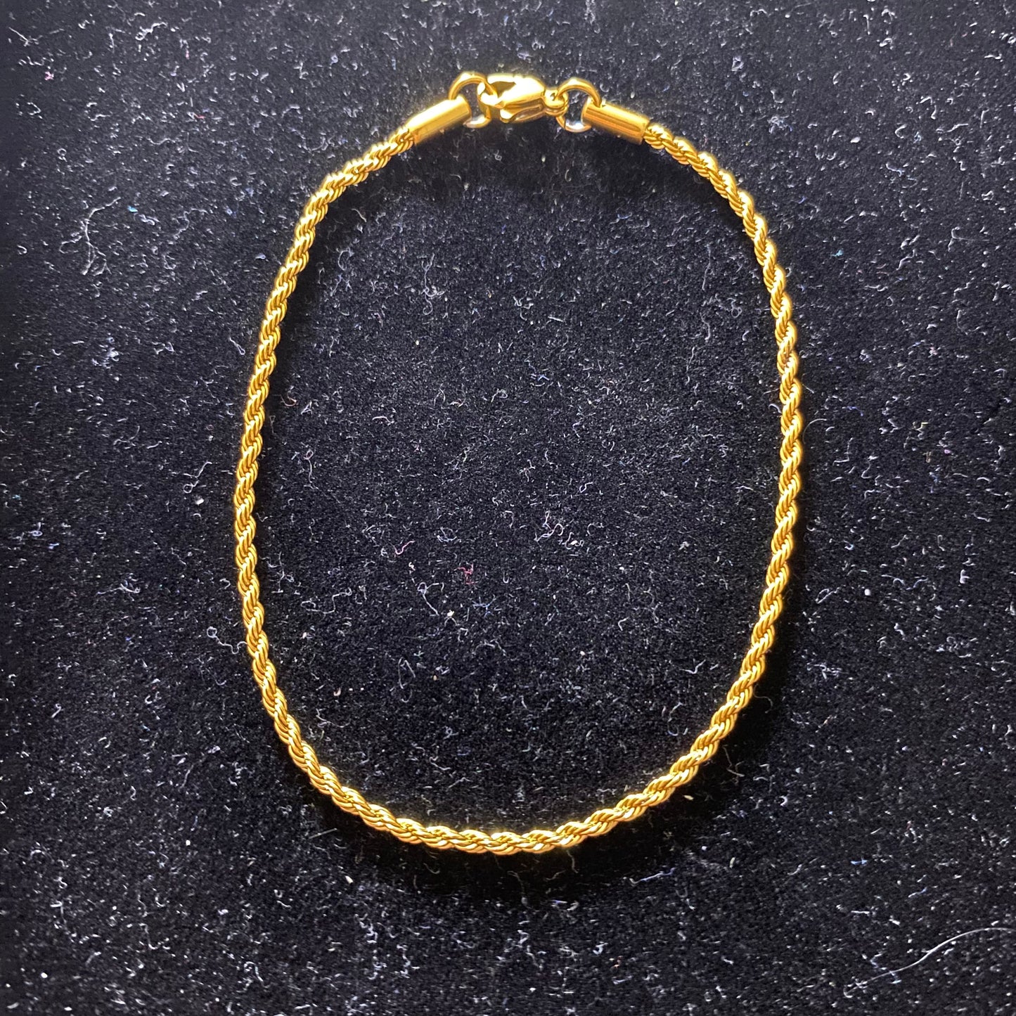 BJ 2MM ROPE CHAIN BRACELET