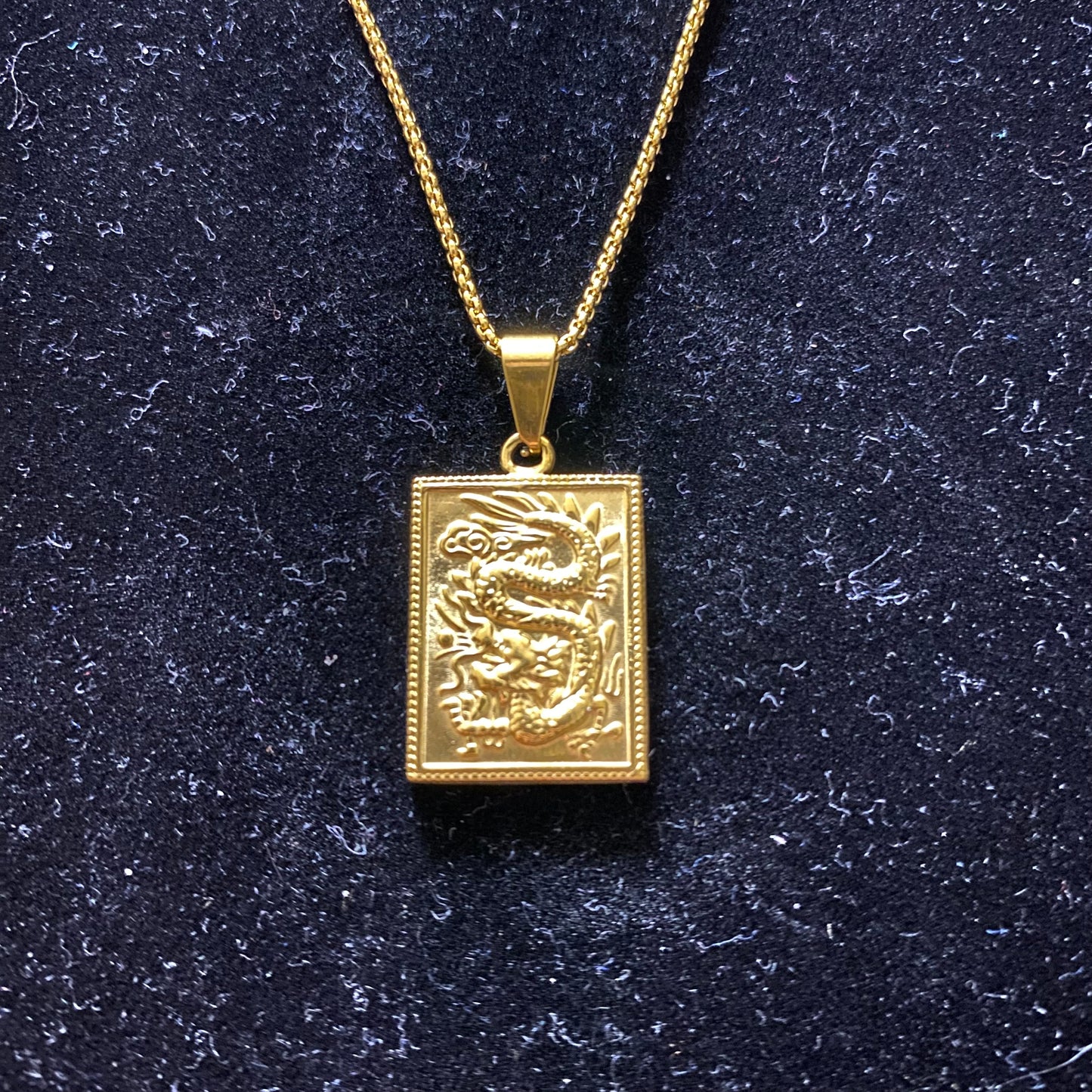 BJ CHINESE PLATE PENDANT