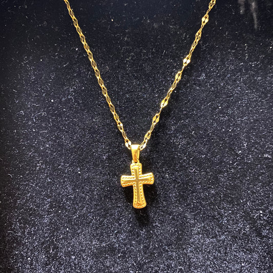 BJ SMALL CROSS PENDANT
