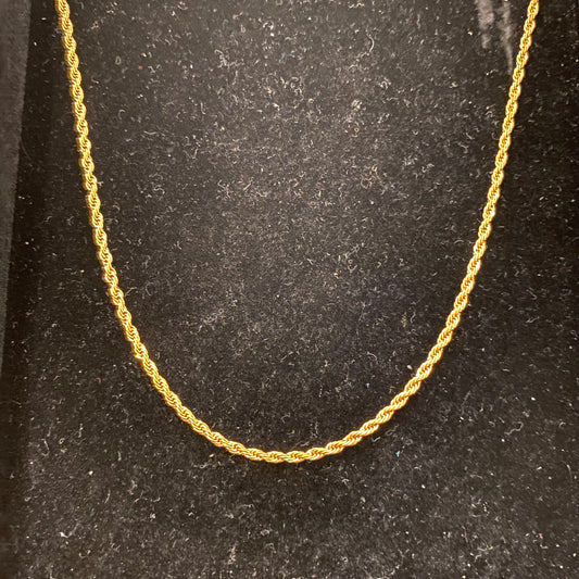 BJ 2.5MM ROPE CHAIN