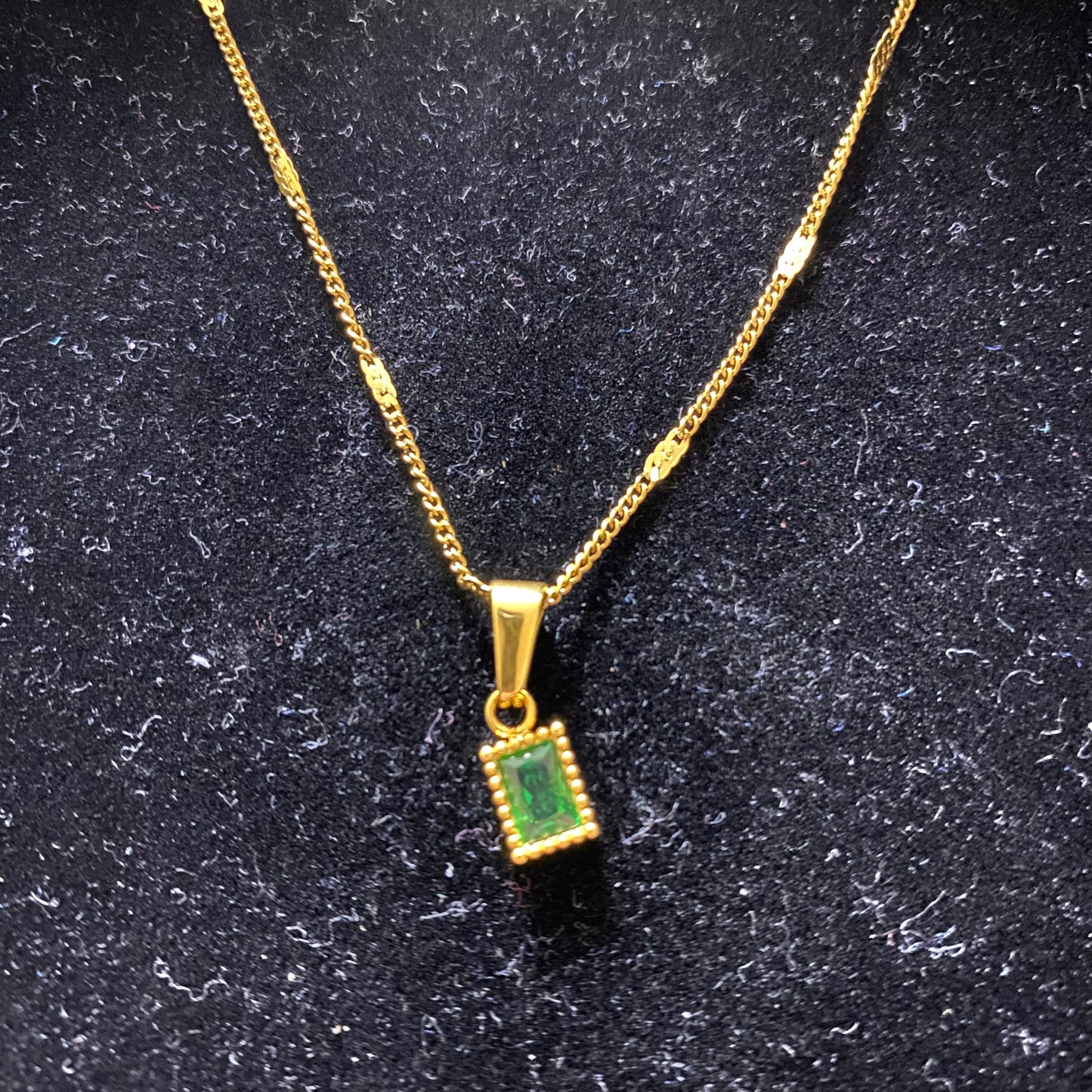 BJ TINY STONE PENDANT (コピー)