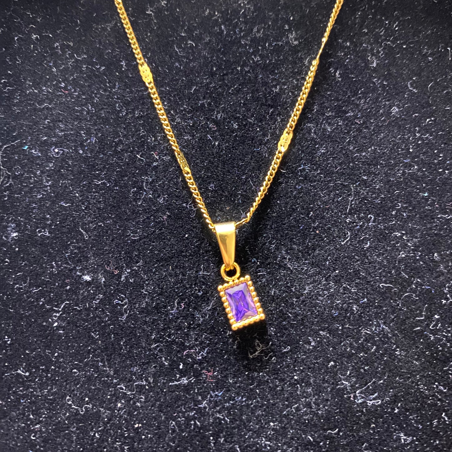 BJ TINY STONE PENDANT (コピー)