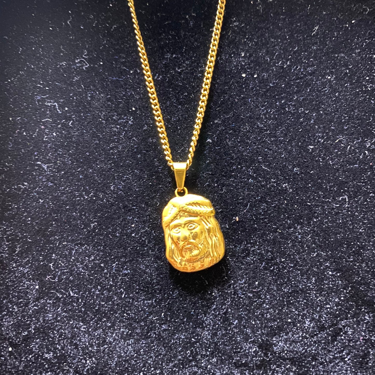 BJ MINI JESUS HEAD PENDANT