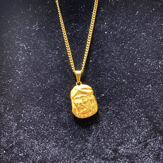 BJ MINI JESUS HEAD PENDANT