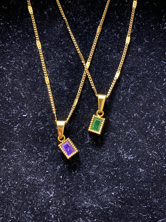 BJ TINY STONE PENDANT (コピー)